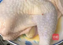 Illustration of how to make shredded chicken (cilantro version) 2