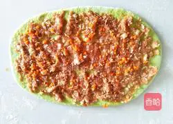 Childhood memories~Illustration of how to make meat dragon roll 3