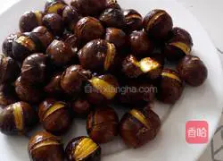 Illustration of how to make sugar-fried chestnuts 7