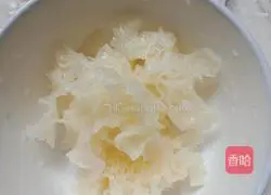 # Steamed Vegetables# Rock Sugar Tremella Wo Snow Pear Recipe Illustration 4