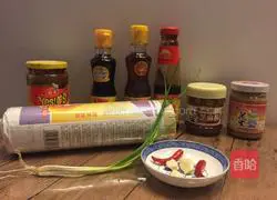 Illustration of how to make cold noodles 1