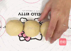 Illustration of how to make garland bread 6