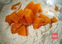 Star-shaped pumpkin steamed buns recipe 8