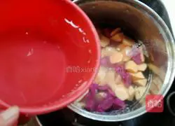 Illustration of how to make double sweet potato syrup 4