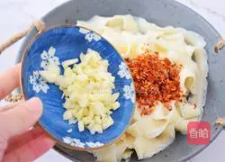 Illustration of the simple version of oil noodles 8