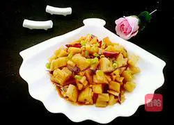 Illustration of how to make spicy and sour lotus root 12