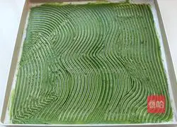Illustration of how to make Matcha stump cake roll 7
