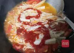 Enoki mushroom tofu soup recipe 7