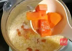 Illustration of how to make glutinous rice balls stuffed with papaya and wine 7