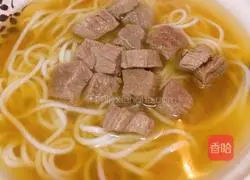 Illustration of home-style beef noodles 15
