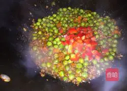 Illustration of how to make minced meat and peas 11
