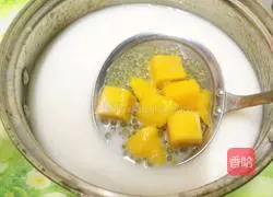 Coconut Mango Sago Recipe Illustration 9