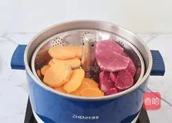 Illustration of how to make two-color dumplings made with rice wine and brown sugar 3