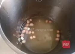 Illustration of how to make water chestnut grain rice paste 4