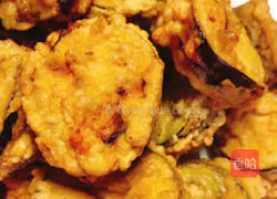 Illustration of how to make fried eggplant boxes 13