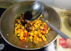 Illustration of how to make pumpkin noodles 7