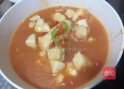 Illustration of how to make tomato and fish soup 8