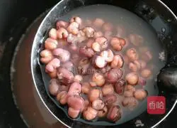 Illustration of how to make red bean and barley soup 4