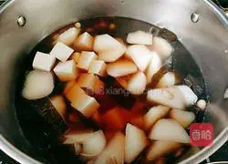 Illustration of how to make kelp, tofu and white radish meatball soup 14