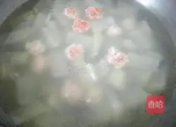 Winter Melon and Meatball Soup Recipe Illustration 6