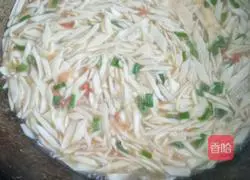 Illustration of how to make tongue noodles 14