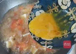 Illustration of how to make tomato, tofu and mushroom soup 14