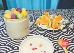 Illustration of how to make colorful vegetable steamed buns 9