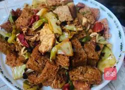 Illustration of how to make fried gluten 9