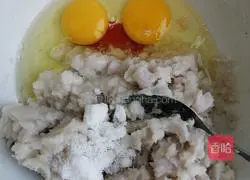 Sesame and yam cake recipe 4