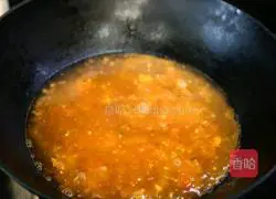 Illustration of how to make tomato and egg soup 6