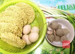 Illustration of Homemade Fried Noodles 1