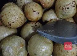 Oil and gluten stuffed with meat Practice illustration 6