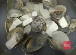 Illustration of how to make Baibei tofu soup 2