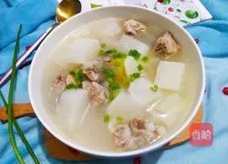 Illustration of how to make radish and pork ribs soup 14