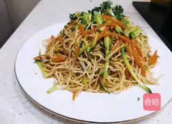 Illustration of how to make saliva cold noodles 4