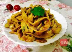 Illustration of how to make northwest oil noodles 17