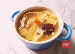 Illustration of how to make pepper, bamboo and pork belly soup 15