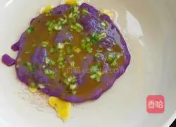 Purple Sweet Potato Egg Pancake Recipe Illustration 10