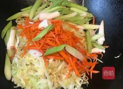 Simple and delicious Japanese fried noodles Practice illustration 8