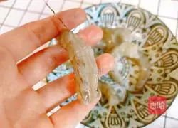 Fried shrimps Illustration of how to make okra 5