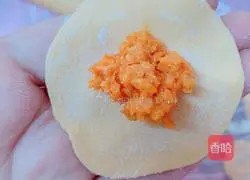 Illustration of how to make salmon and carrot dumplings 13