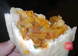 Illustration of how to make leek and potato boxes 11