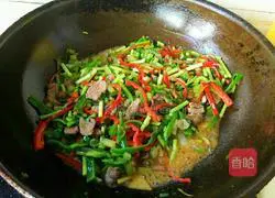 Illustration of how to make mutton fried noodles 10