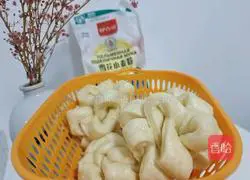 Flower steamed buns Practice illustration 17