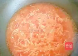 Illustration of how to make tomato sauce and tofu soup 8