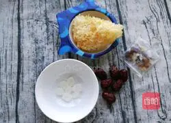 Recipe for Tremella Peach Gum Snow Swallow Soup 1