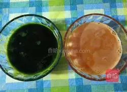 Illustration of how to make vegetable noodles 1