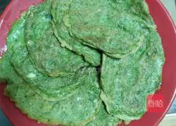 Illustration of making mugwort egg cake 5