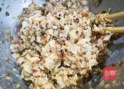 Illustration of how to make fried bamboo shoot buns 7