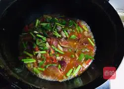 Illustration of how to make mutton buckwheat noodles and fish 9